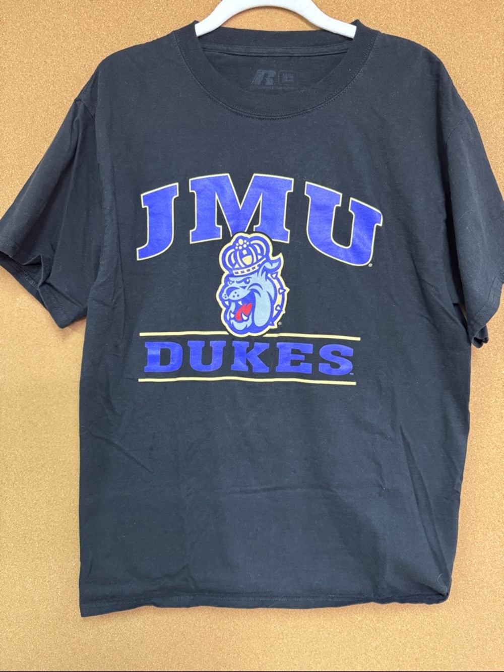 JMU Dukes Black Graphic Short-Sleeve Tee